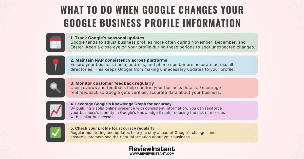 [T3][Linkedin] What to Do When Google Changes Your Google Business Profile Information
